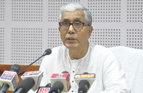 Chief Minister Manik Sarkar attends the review meeting organized by RD department
